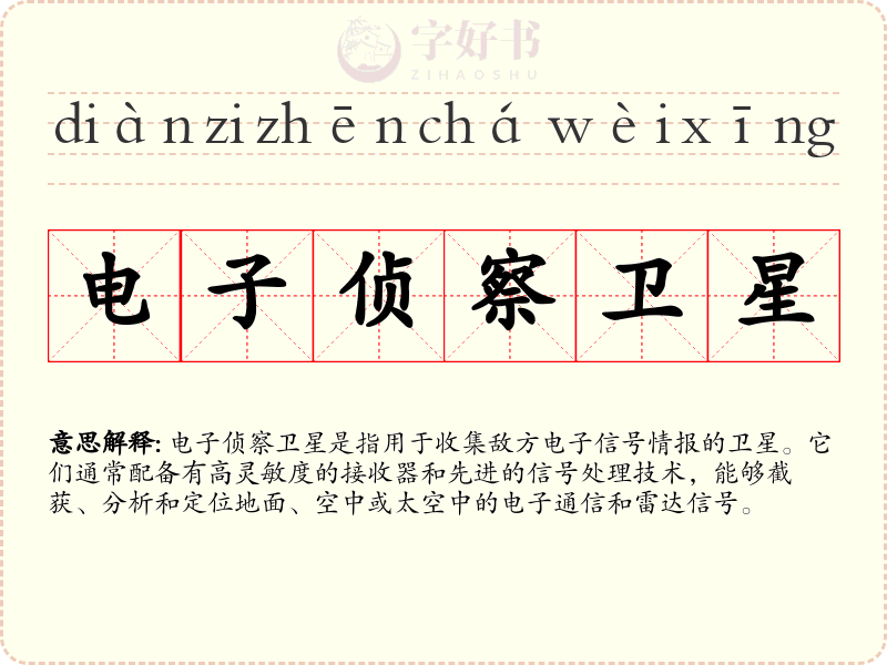 电子侦察卫星