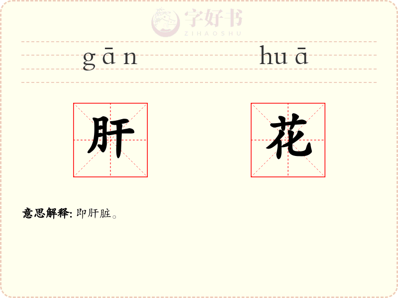 肝花