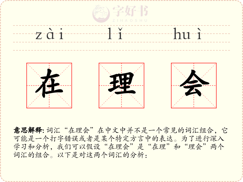 在理会