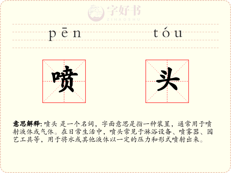 喷头