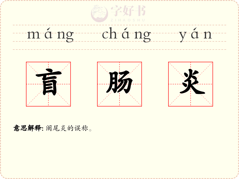 盲肠炎