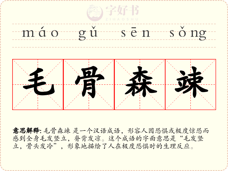 毛骨森竦