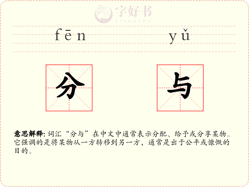 分与