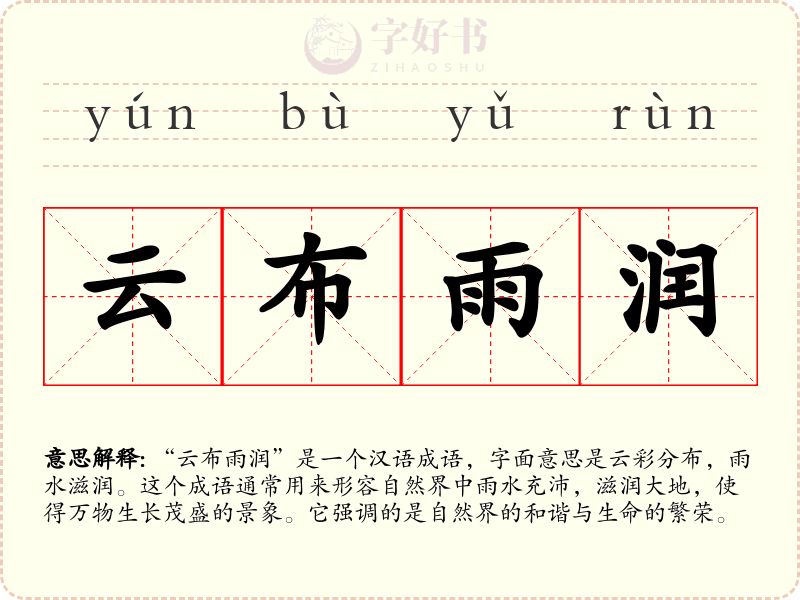 云布雨润