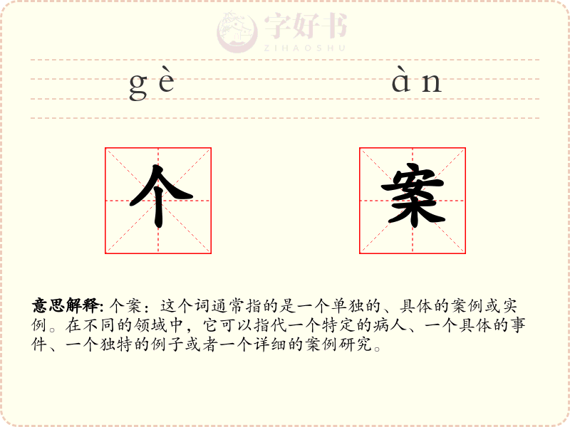 个案