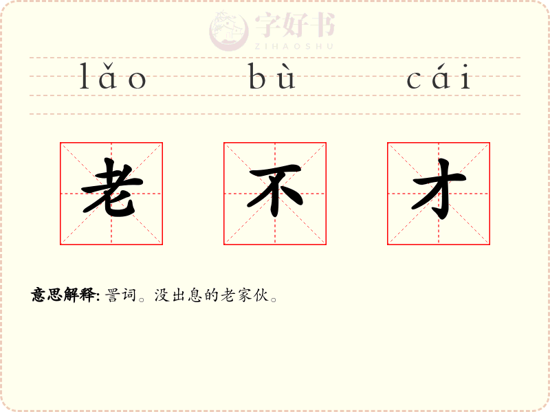 老不才