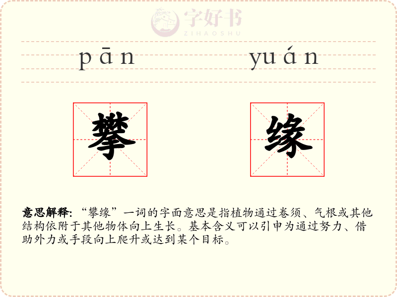 攀缘