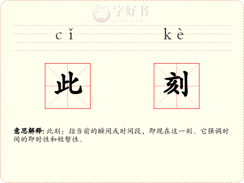 此刻
