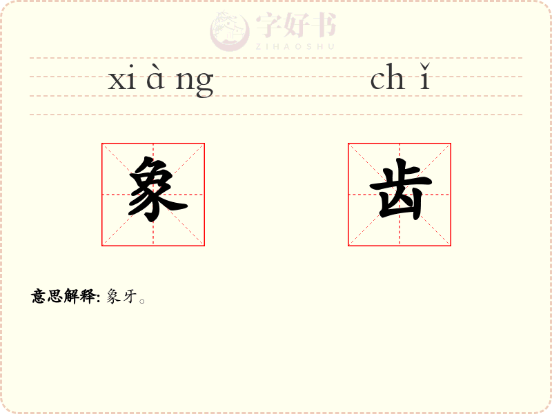 象齿