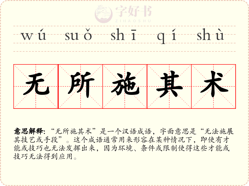 无所施其术
