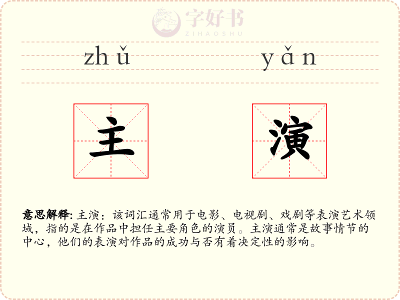主演
