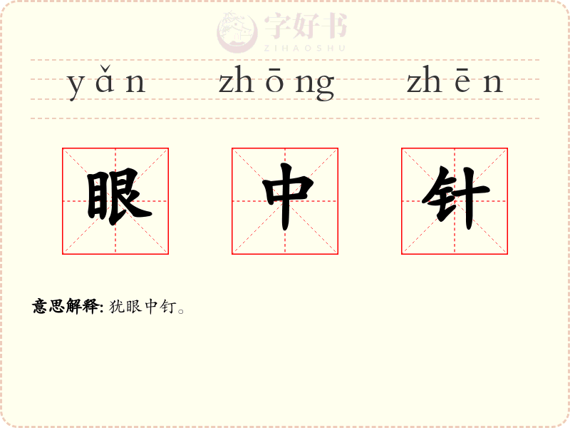 眼中针