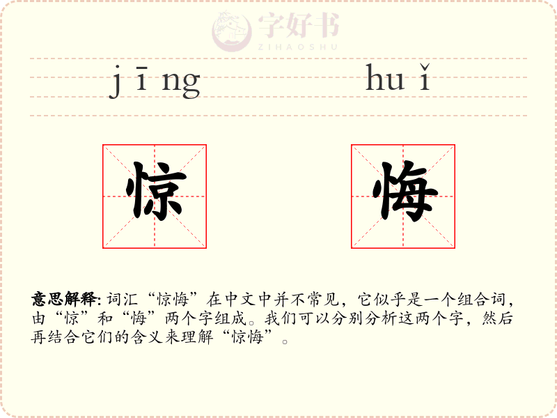 惊悔
