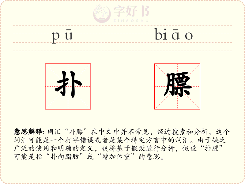 扑膘