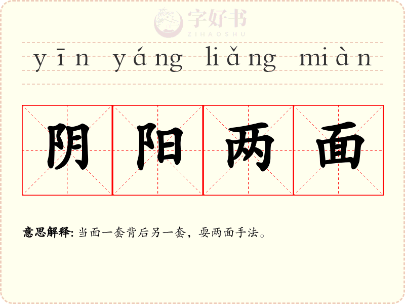 阴阳两面