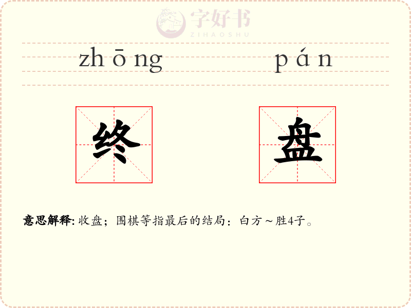 终盘