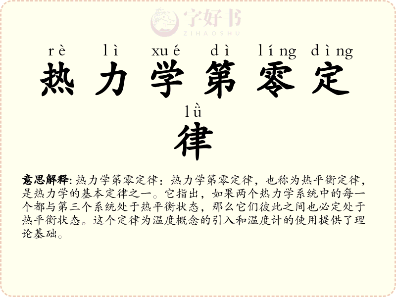 热力学第零定律