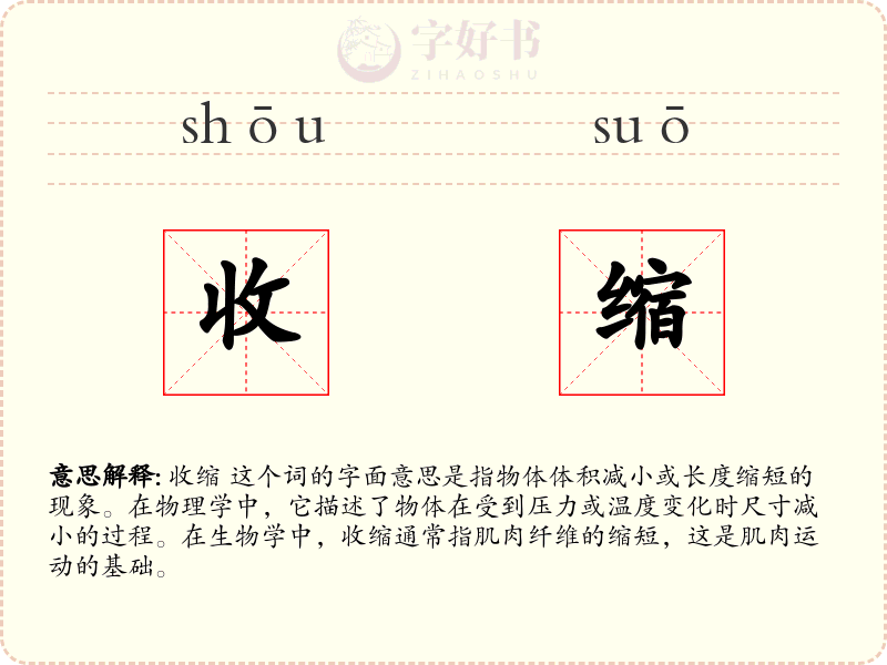 收缩