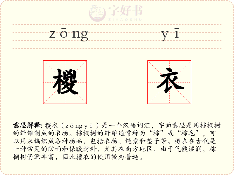 椶衣