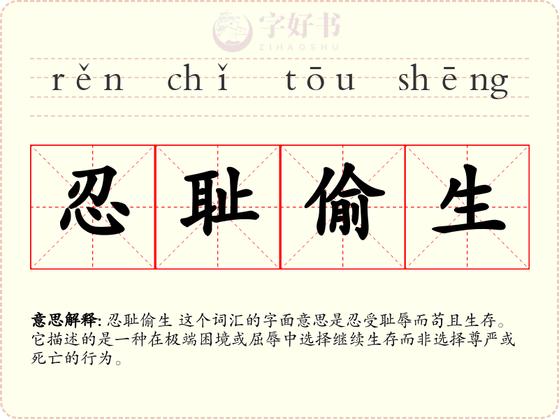 忍耻偷生