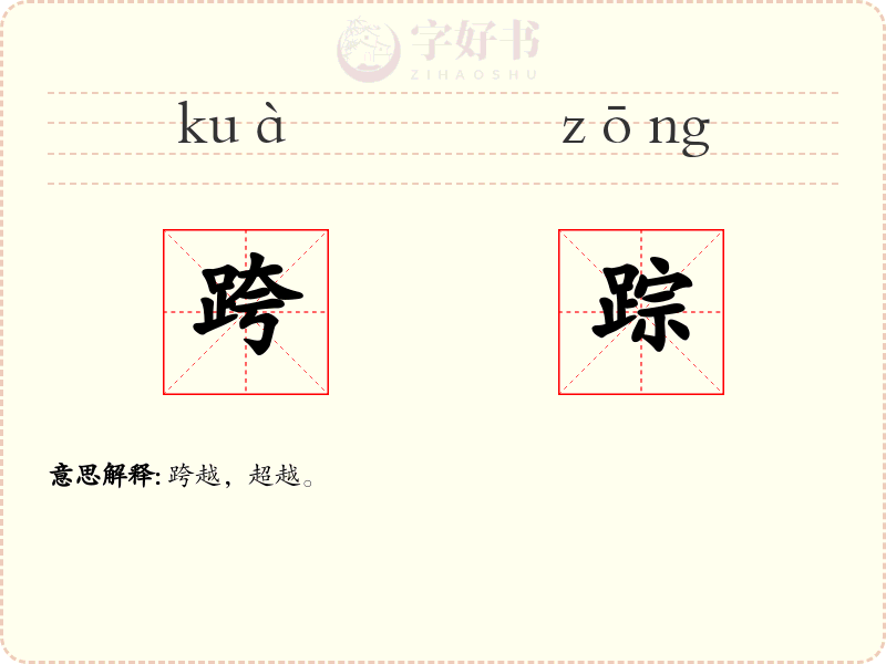 跨踪