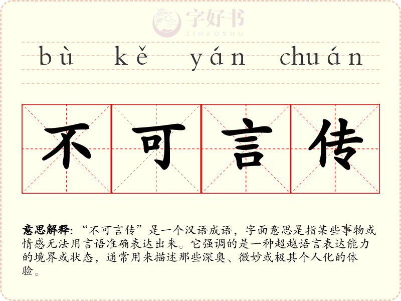 不可言传