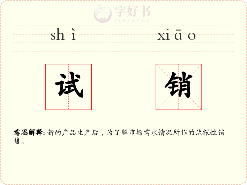 试销