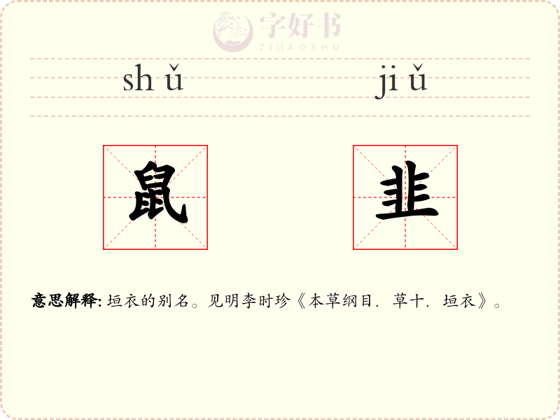 鼠韭