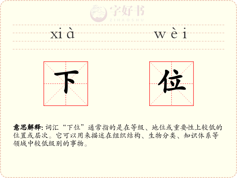 下位