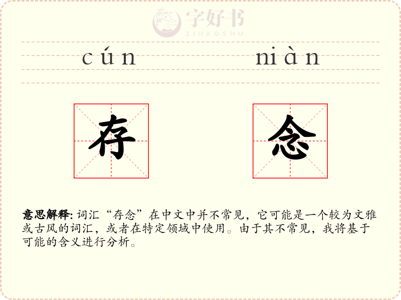 存念