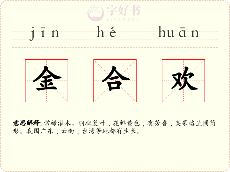 金合欢