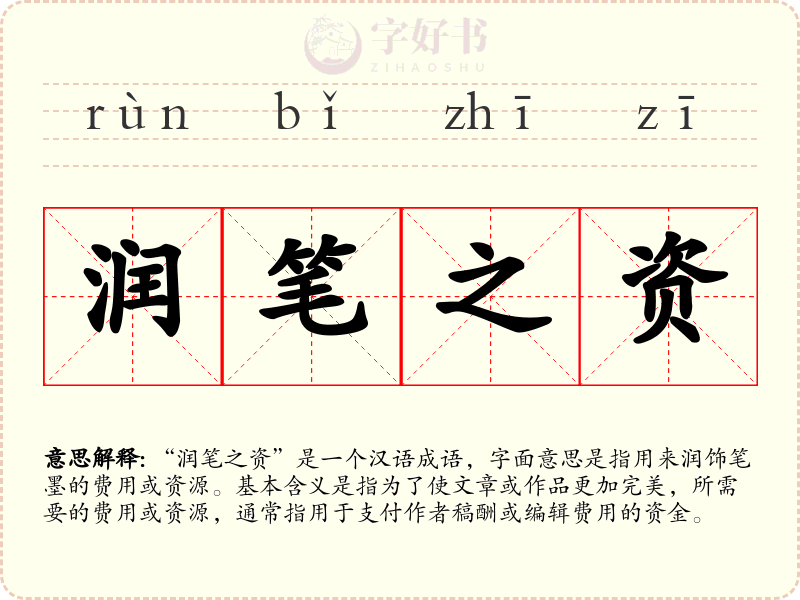润笔之资