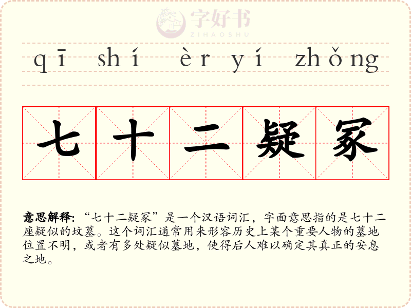 七十二疑冢