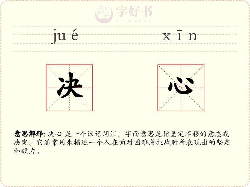 决心