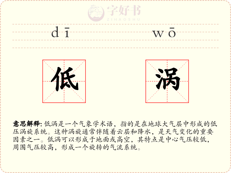 低涡