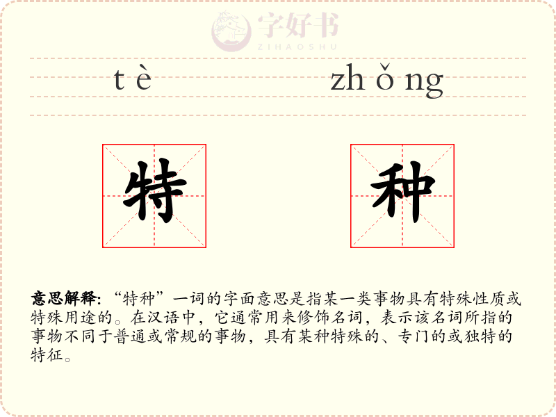 特种
