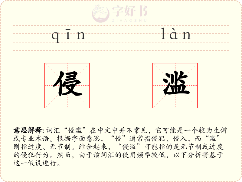 侵滥