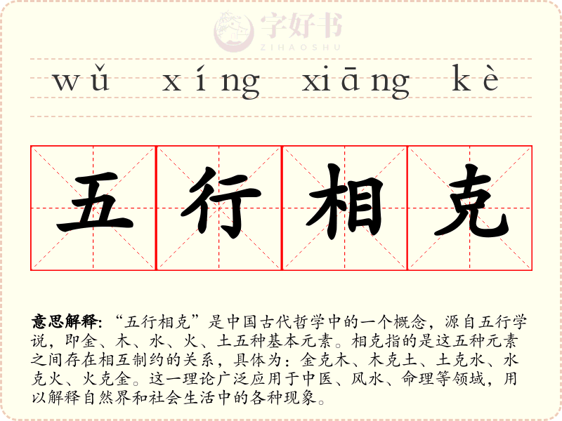 五行相克