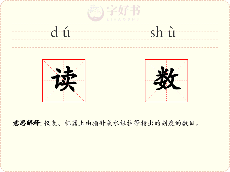 读数