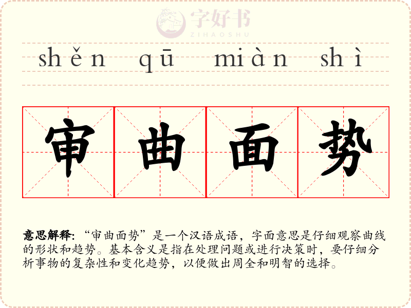 审曲面势