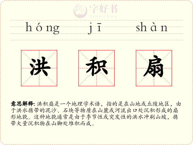 洪积扇