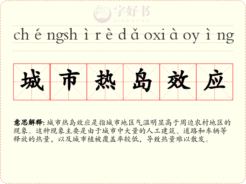 城市热岛效应