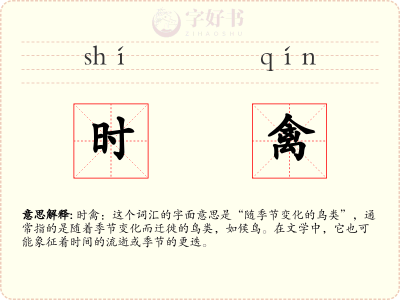 时禽