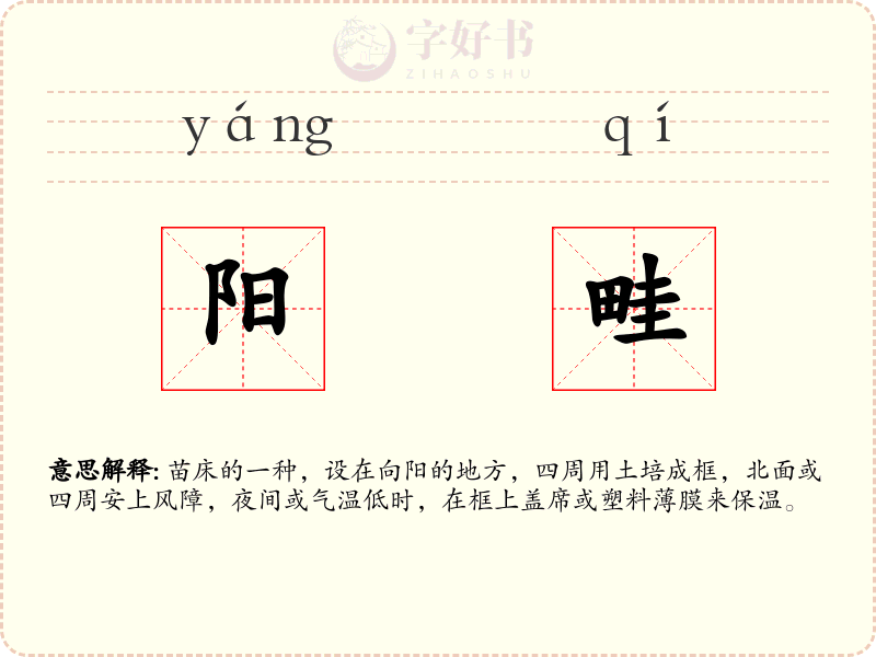 阳畦