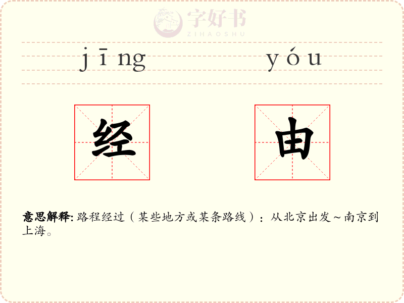 经由