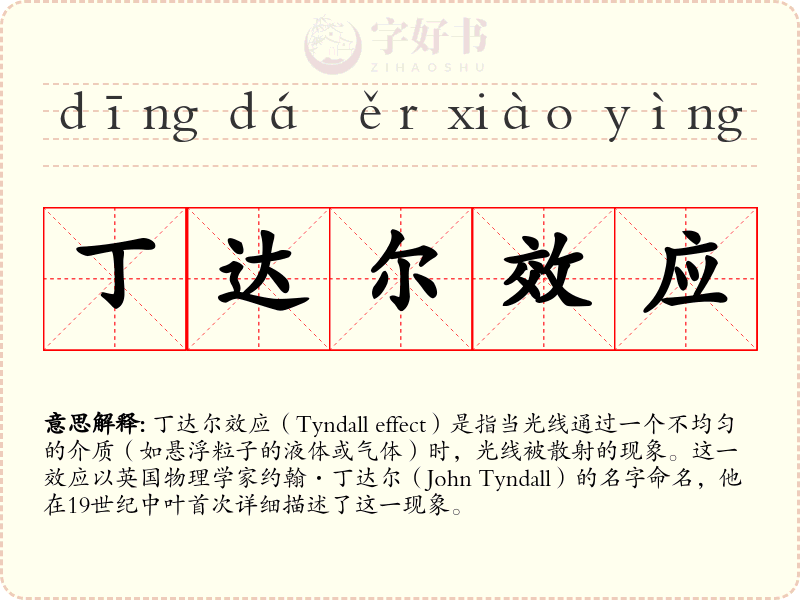 丁达尔效应