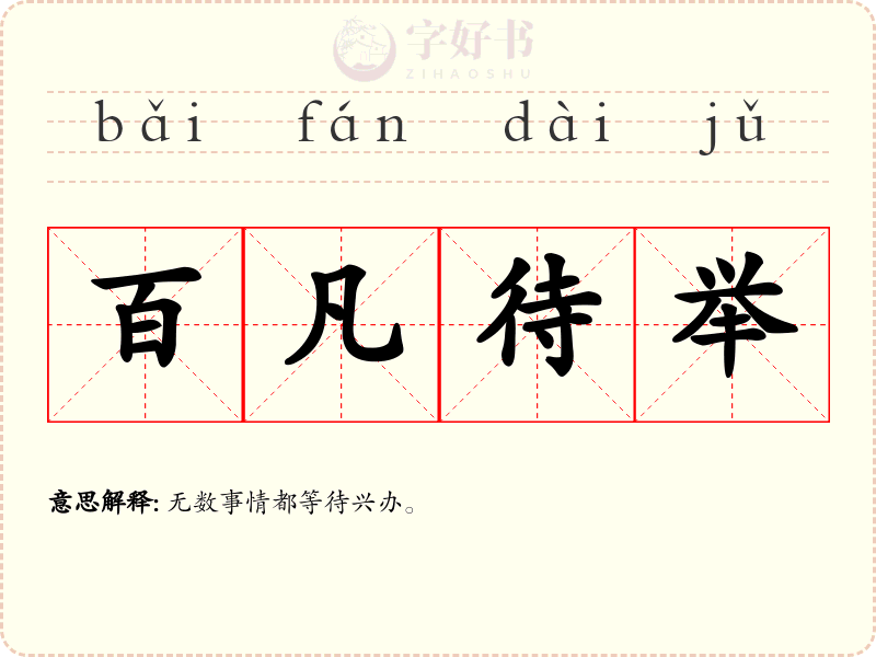 百凡待举