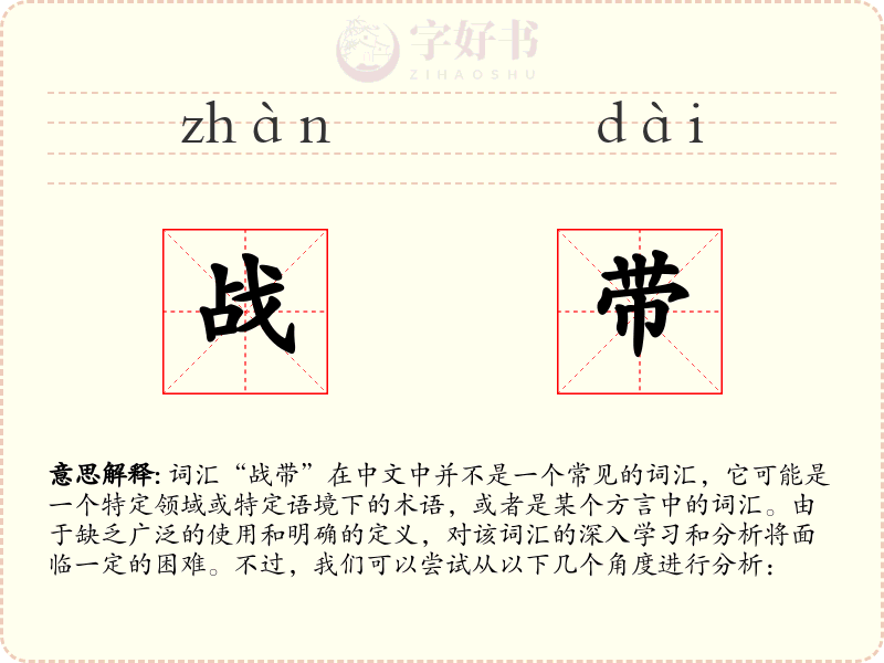 战带