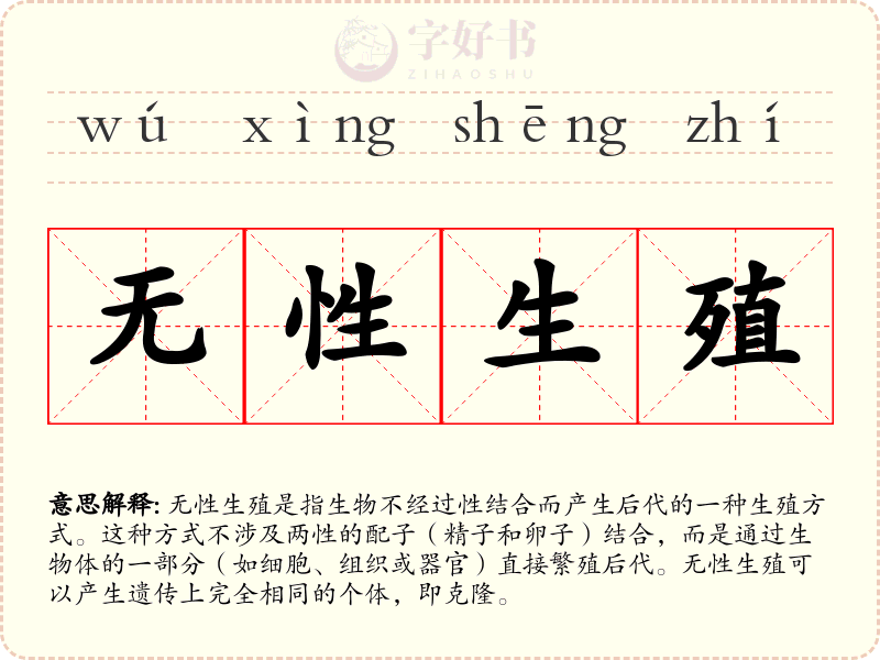 无性生殖
