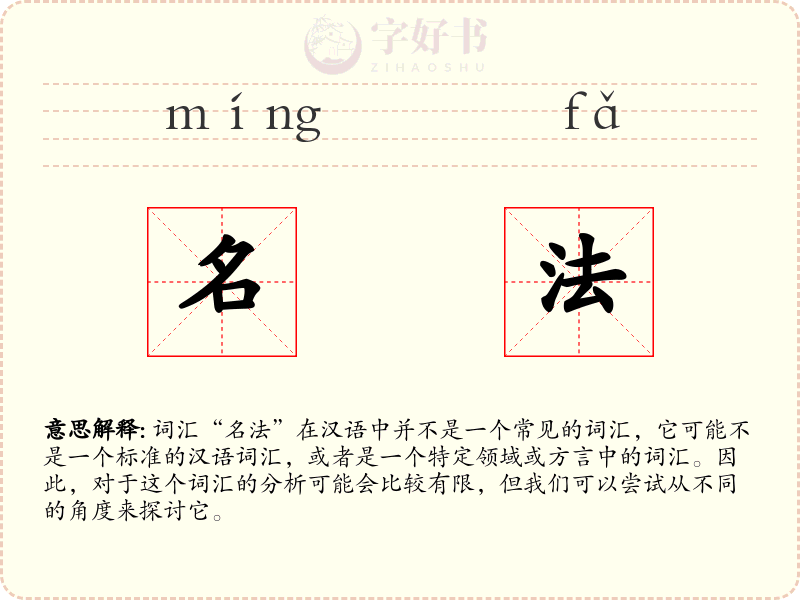 名法